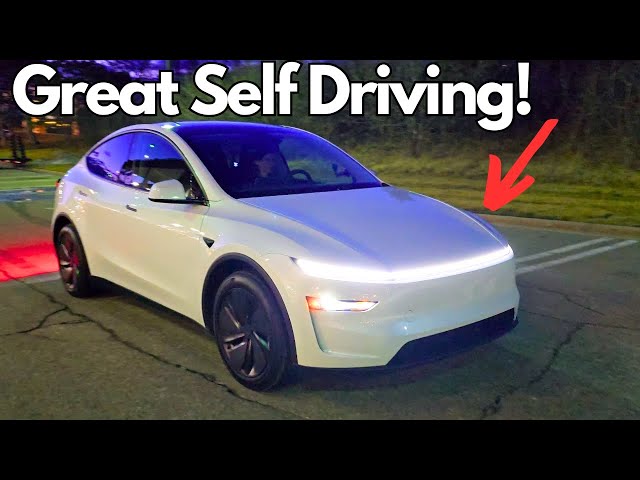 Tesla's NEW Model Y Has Excellent Full Self-Driving Performance!