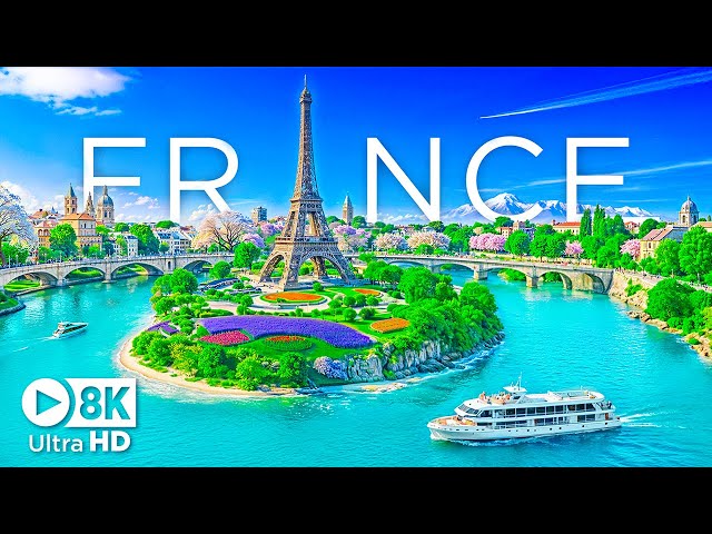 France 8K UHD -  Timeless Beauty and Stunning Landscapes with Relaxing Music - 8K Video Ultra HD