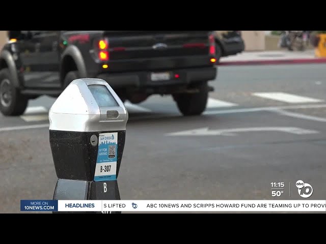 Parking meter rates double in San Diego