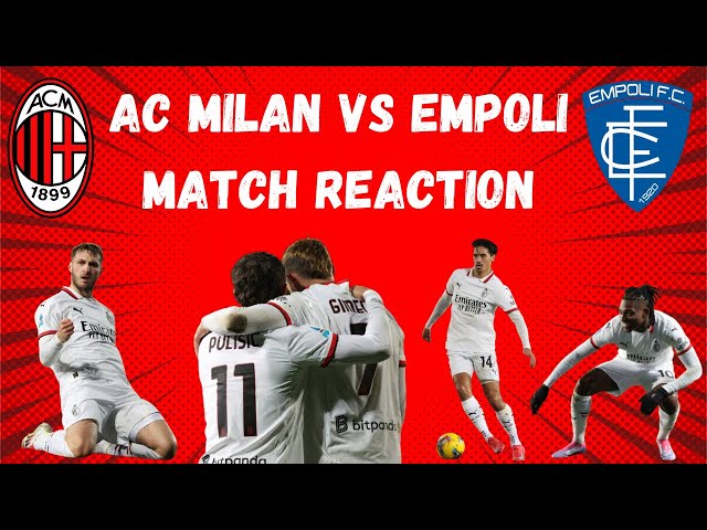 AC Milan vs Empoli Match Reaction|Serie A Matchday 24|MIL 2 EMP 0