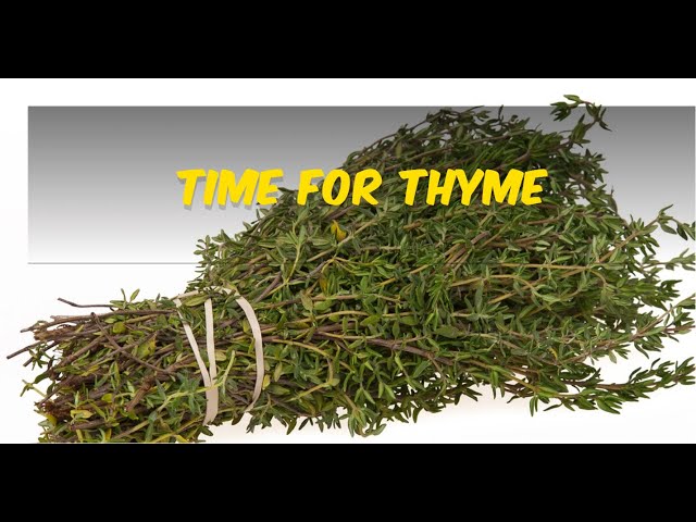 Thyme: Small Herb, Big Health Benefits! #ThymeBenefits #HerbalRemedies#HealthyLiving#HerbsForHealth