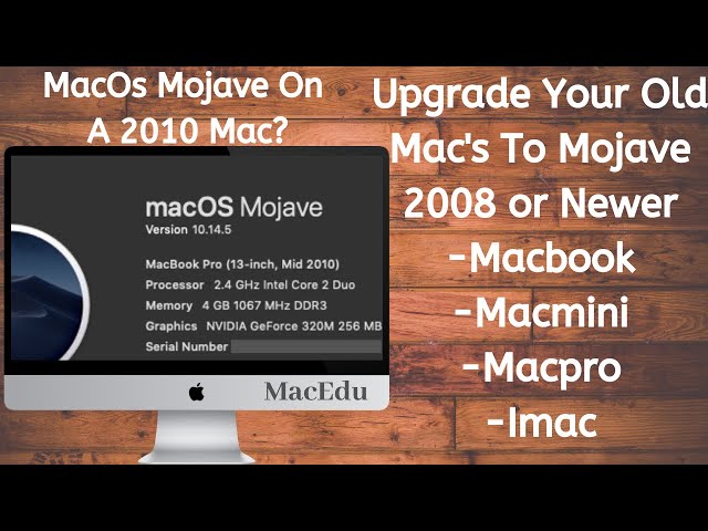 How To Install Mac Os Mojave On Older Mac