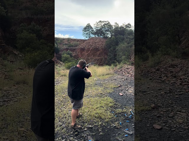 First time Clay pigeon shooting