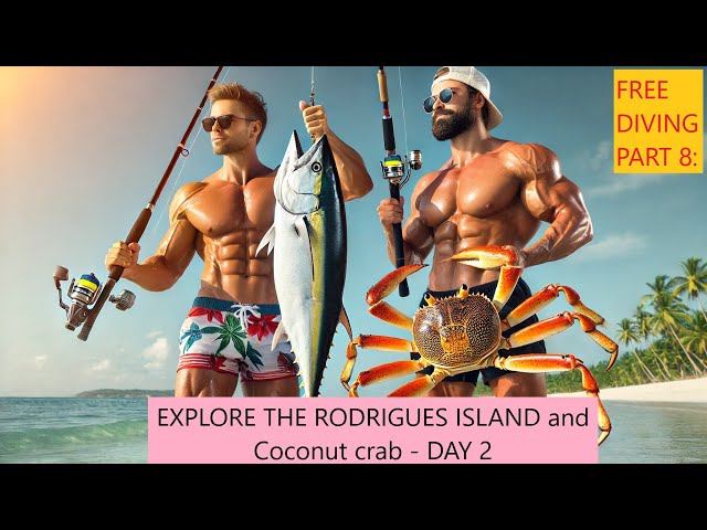 FREE DIVING PART 9: EXPLORE THE RODRIGUES ISLAND and Coconut crab - DAY 2