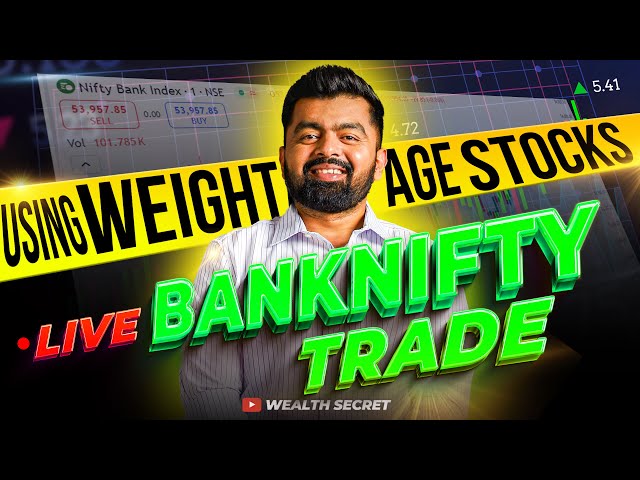 Live Trade In BankNifty Option | Options Trading | Wealth Secret