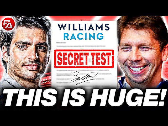 Carlos Sainz' INSANE TEST RESULTS Just Got REVEALED & is a GAME-CHANGER for Williams!