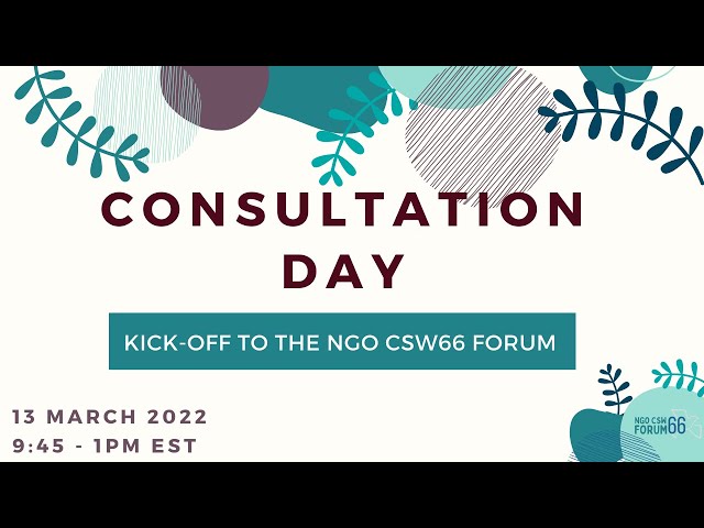 NGO CSW/NY Consultation Day