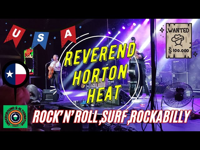 The Veterans, REVEREND HORTON HEAT en  PSYCHOBILLY MEETING 2024 #surfrock #countryrock #rockabilly