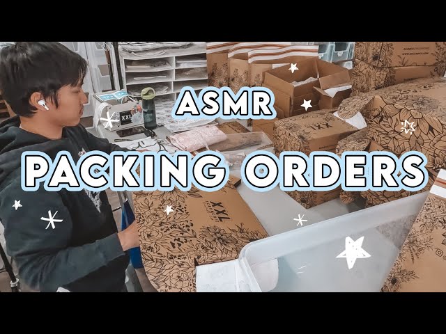 STUDIO VLOG #113 | Packing Orders ASMR With My Brother John Pt 2 📦✨ Small Business Behind The Scenes