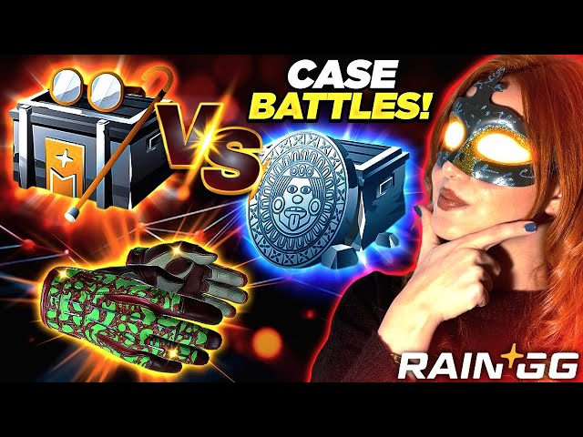 RAINGG HUGE CASE BATTLE AND DROP GLOVES !! ?| Raingg Promo Code 2025 | Raingg Case Opening | rain.gg