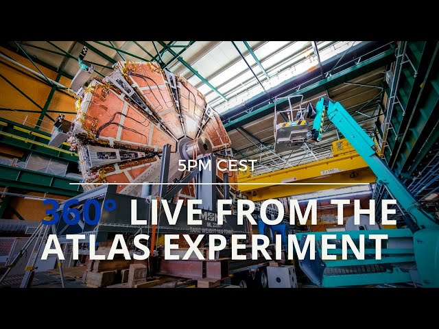 360° Live from the ATLAS Experiment at CERN 😲