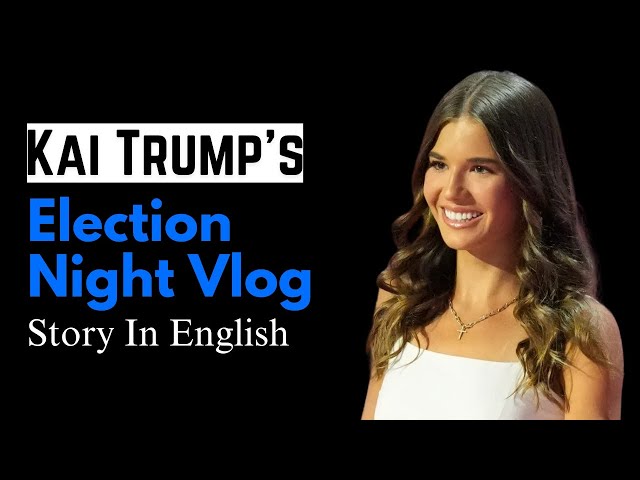 Kai Trump’s Election Night Vlog Behind The Scenes