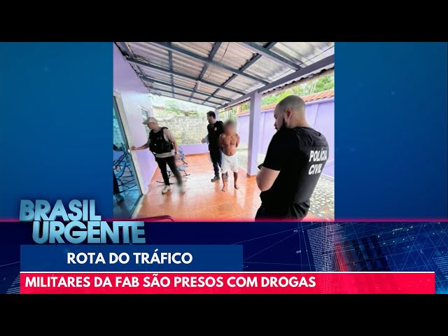 Rota do tráfico: Militares da FAB são presos com drogas | Jornal da Band