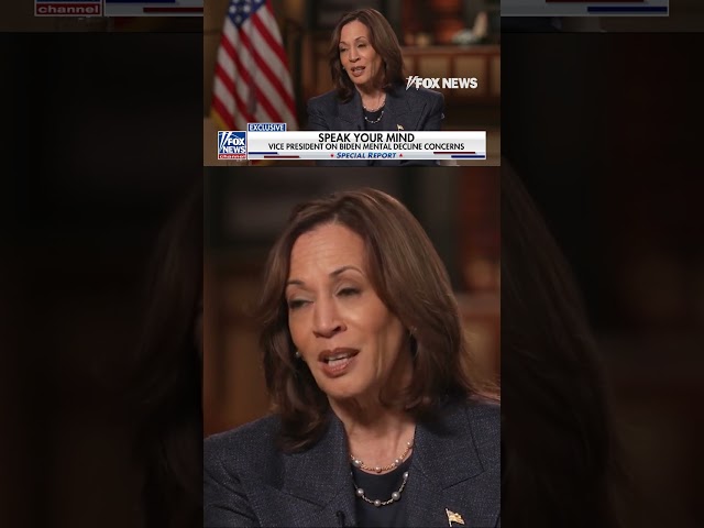 Bret Baier presses Kamala Harris on Biden's mental state