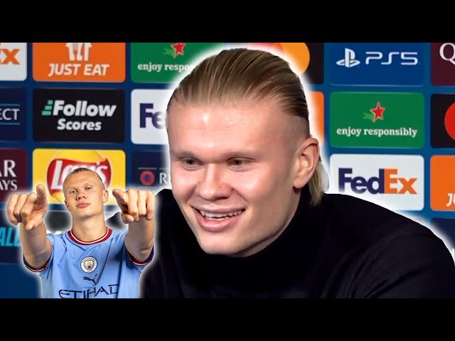 'When I signed for City I FEEL LIKE HOME! I feel SO HAPPY!' | Erling Haaland | PSG v Man City