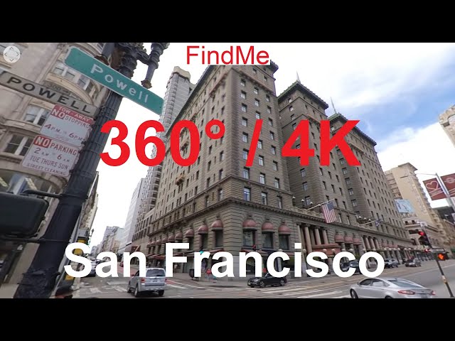 360 VR 4K San Francisco Walking Tour Of Market St; Downtown; Cable Car 2020 美國舊金山步行之旅; アメリカ、サンフランシスコ