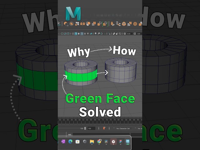 Maya Green Face Problem? Solved?