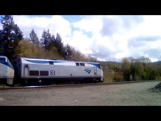 Amtrak coast starlight train on Easter day Eve