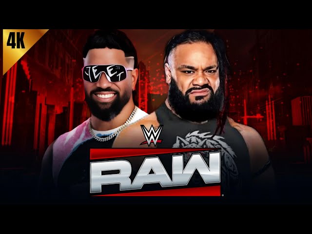 Jey Uso Fights Against Jacob Fatu At Raw — FULL MATCH : WWE RAW 2025 | BLOODLINE CIVIL WAR