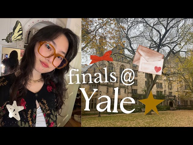 finals week at yale | late night studying, productive vlog, intense cramming