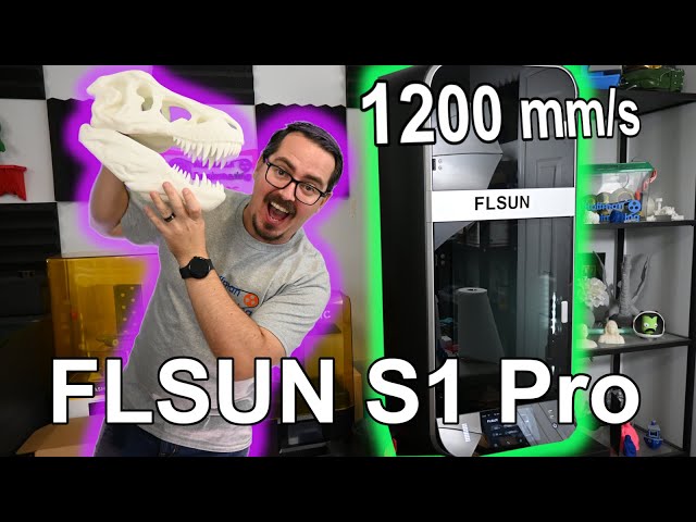 The FASTEST 3D printer on the market. Amazing 1200mm/s with the FLSun S1 Pro - Full Review