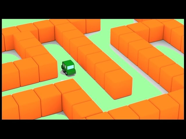 EGG MAZE! - Cartoon Cars Easter Egg Hunt - Puzzle Game! Childrens Animation. Kids Cartoons