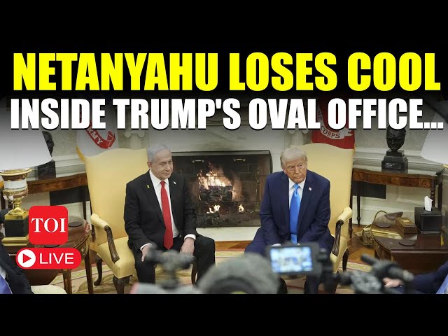 Trump-Bibi Meeting LIVE | Netanyahu Loses Cool As Israeli Reporters Grill Him After Meeting