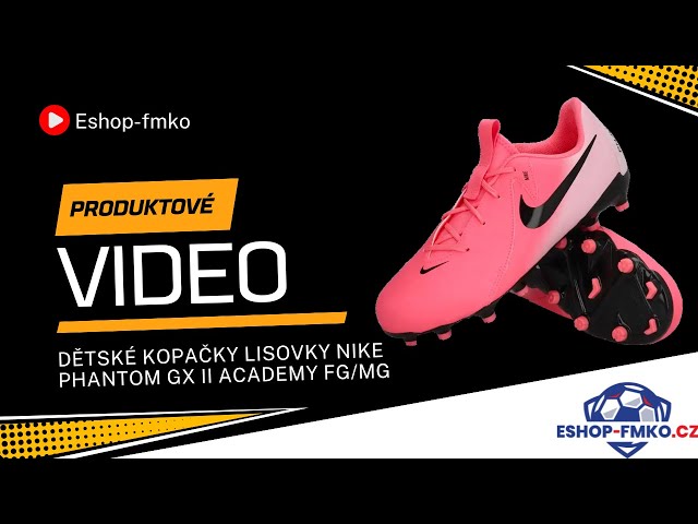 👟 Dětské kopačky lisovky Nike Phantom GX II Academy FG/MG růžové | Eshop-fmko.cz ✅