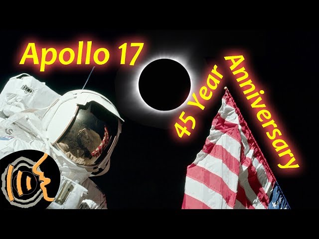 Apollo 17 45 Year Anniversary - Solar Eclipse Timer