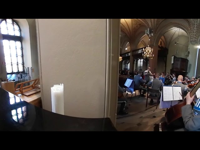 20180510 Concert of the Finnish Defence Forces in Church of St. Lawrence - Gear 360