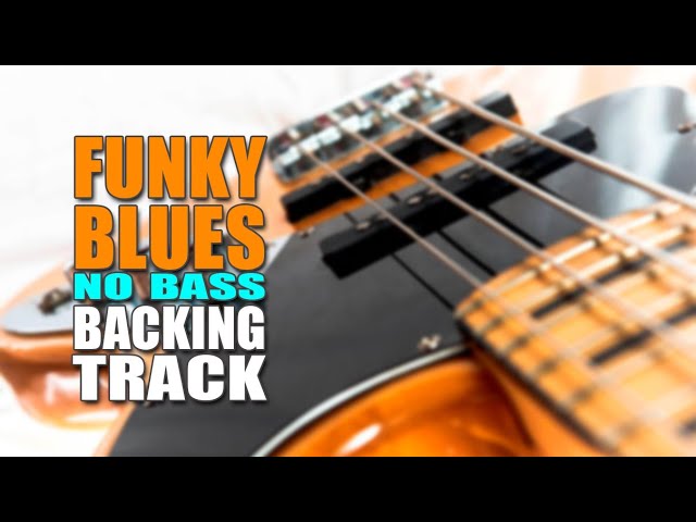 Funky Blues NO BASS Backing Track - 110bpm