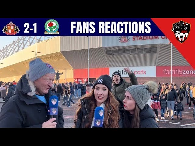 LAST GASP SIMMS - Sunderland 2-1 Blackburn Rovers FANS REACTIONS with SHAUN MIDDLETON