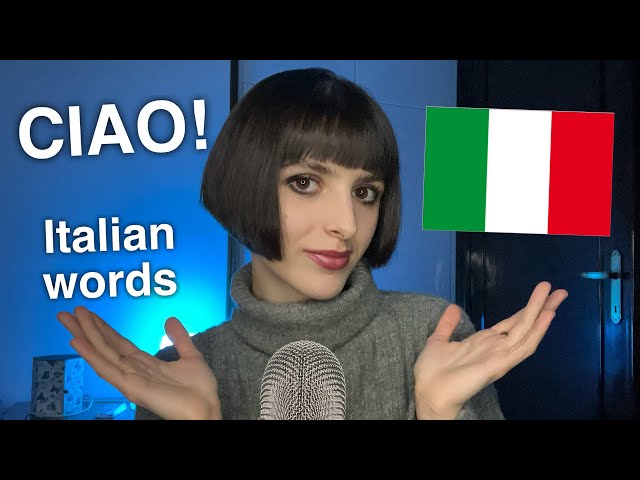 ASMR Italian Trigger Words 🇮🇹 Close-Up, Clicky Whispers (Sussurri in Italiano)