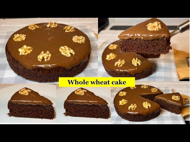 Whole wheat Cake recipe | whole wheat chocolate cake | cake without maida | ata cake recipe