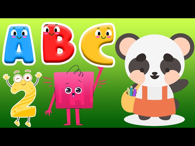 Learn ABC Phonics Shapes Numbers Colors | Preschool Learning Videos For 3 Year Olds | #kidsvideos