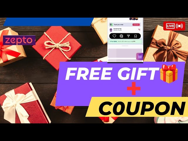 How to get free Gift🎁 +coupon on zepto| minimum order | mystery box| check out shark tank products|