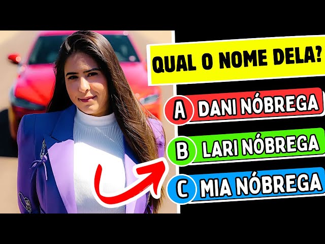 🔥VOCÊ REALMENTE CONHECE DANI NÓBREGA? TESTE SEUS CONHECIMENTOS! 🚀