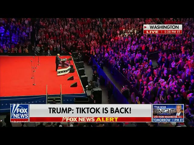 TRUMP: TIKTOK IS BACK