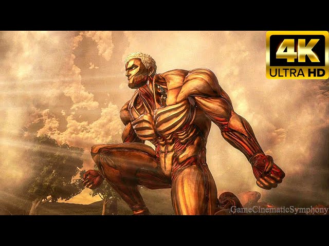 Attack on Titan 2 Final Battle |  Reiner & Zeke Beach Scene [TRUE ENDING] | Ultra Graphics 【4K60ᶠᵖˢ】