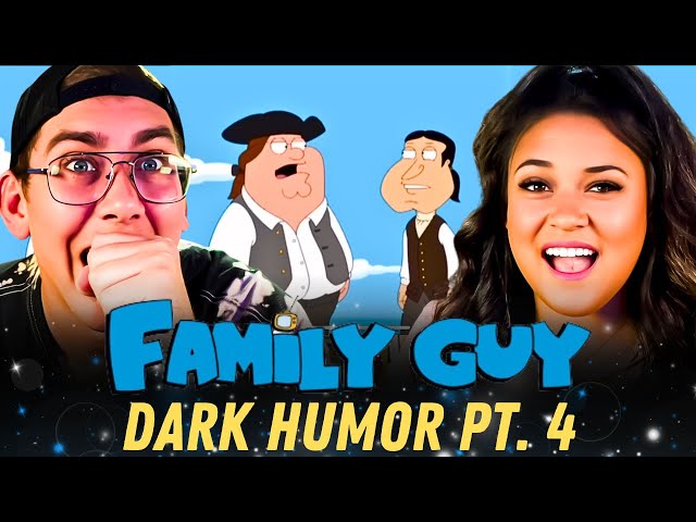 Are We Laughing or Cringing? FAMILY GUY DARK HUMOR COMPILATION PART 4 [REACTION] First Time Watching