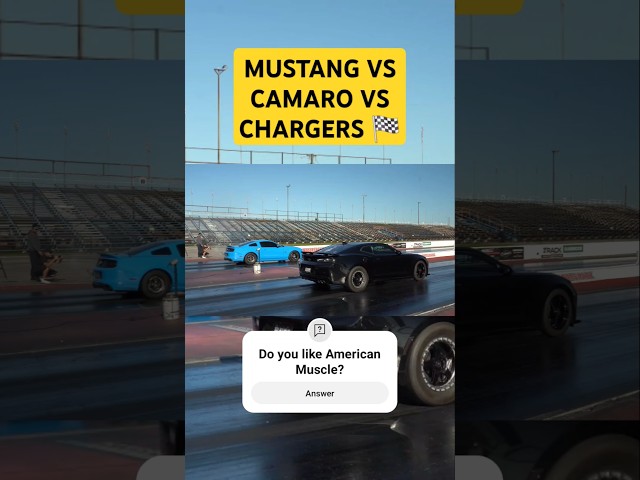 Mustang vs camaro vs charger