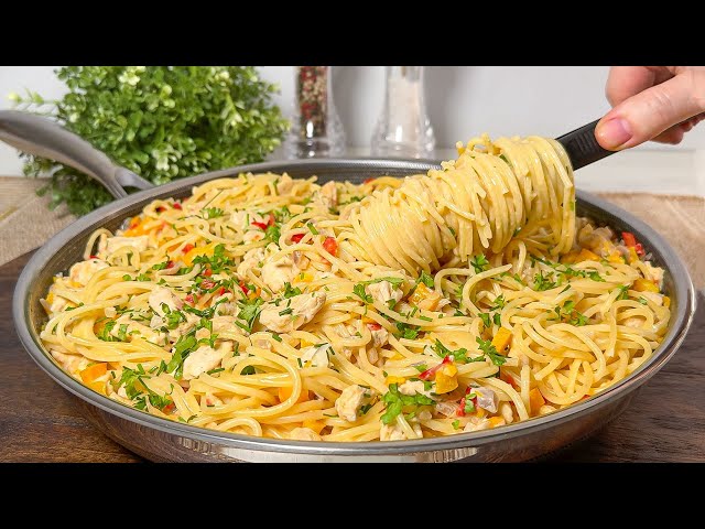 ❗️I learned this old spaghetti recipe from a French chef! Incredibly delicious!