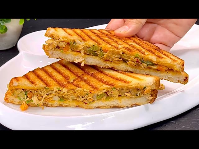 Chicken Sandwich Recipe | Chicken Cheese Sandwich Recipe | Chicken Recipe