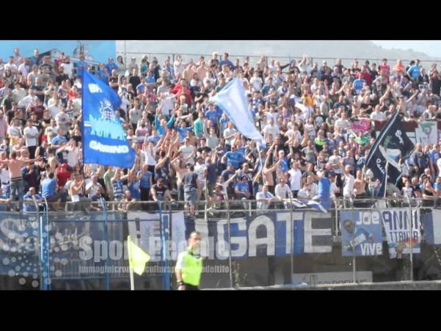 Coreografia e tifo dei cassinati contro il Mazara, Coppa Italia Eccellenza 15/16