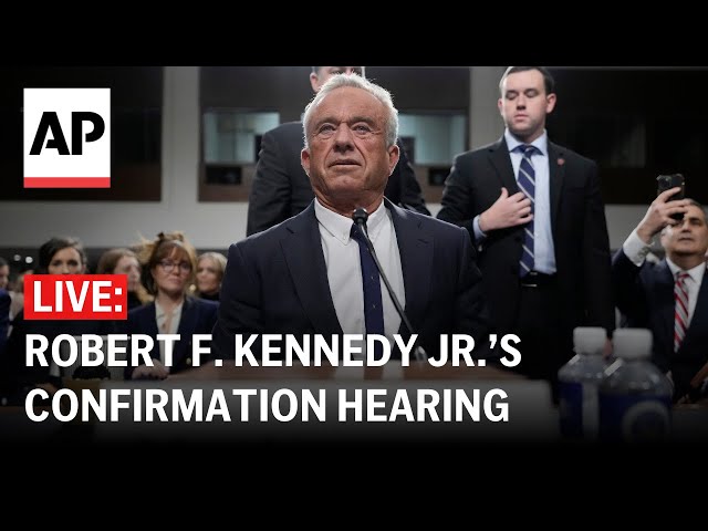 LIVE: RFK Jr.’s confirmation hearing for health secretary