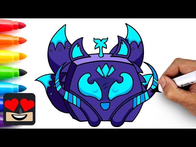 How To Draw Kitsune | BLOX FRUITS