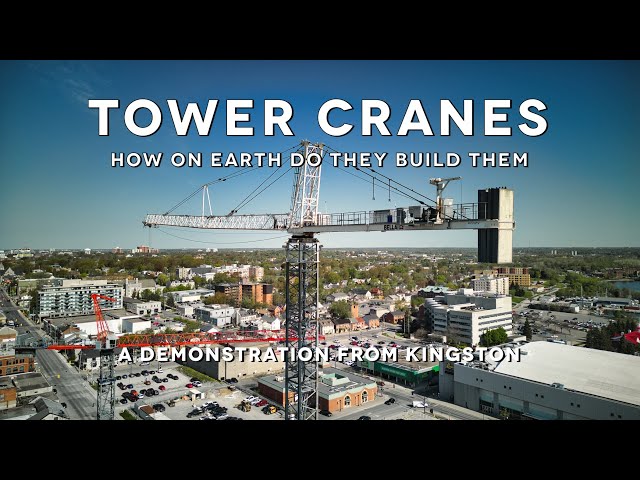 Tower Cranes - how on Earth do they build them ?   4K