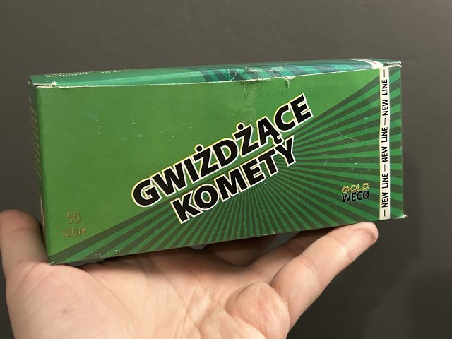 RACE PISTOLETOWE GWIŻDŻĄCE KOMETY GWR40 GOLD WECO - RACE DO PISTOLETU KOLOROWE