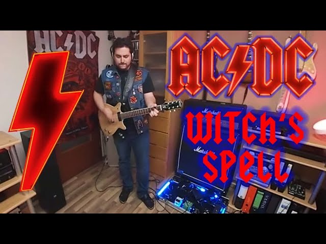 AC/DC Tribute - WITCH'S SPELL - Rhythm Guitar Cover 🎸 (360° Video with lyrics)