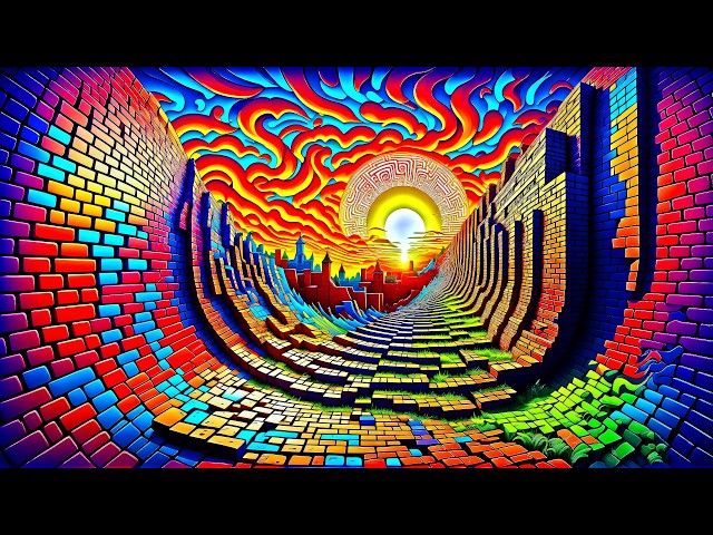 Brick World Psychedelics - AI Crafted Surreal Animation Film